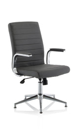 Ezra Executive Leather Chair Grey EX000245 DD